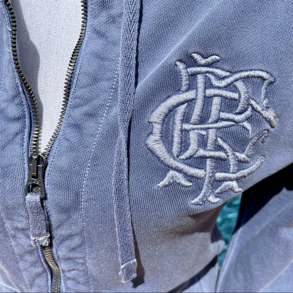 EUC! Rugby Hooded Zip Up Jacket - Picture 2 of 7